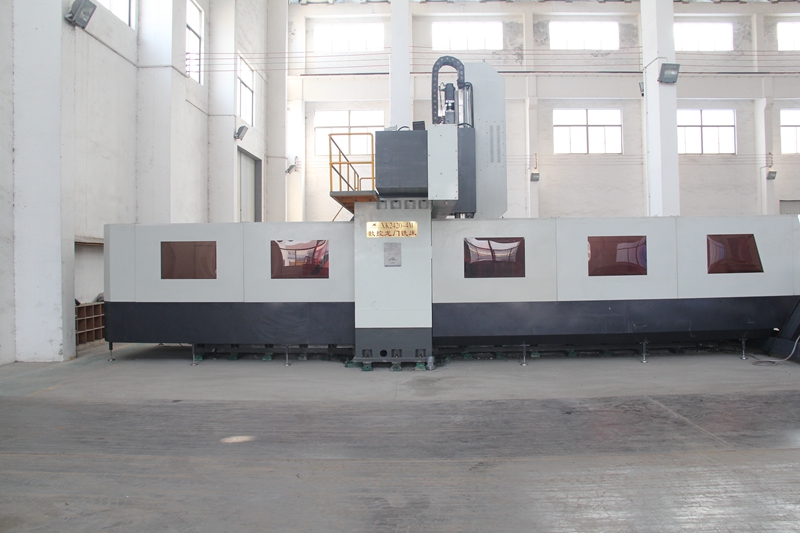 2 meters x 4 meters CNC gantry milling (Huazhong system)